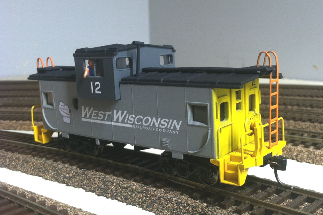 Caboose with Club logo